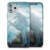 Majestic White Stallion Unicorn - DesignSkinz Protective Vinyl Decal Wrap Skin Cover Compatible with The Apple iPhone Xs Max (Full-Body, Screen Trim & Back Glass Skin) view 1