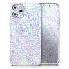 Iridescent Dahlia v2 - DesignSkinz Protective Vinyl Decal Wrap Skin Cover Compatible with The Apple iPhone 11 (Full-Body, Screen Trim & Back Glass Skin) view 1
