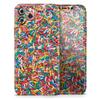 Colorful Candy Sprinkles - DesignSkinz Protective Vinyl Decal Wrap Skin Cover Compatible with The Apple iPhone SE (2020) (Full-Body, Screen Trim & Back Glass Skin) view 1