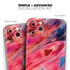Blurred Abstract Flow V14 - DesignSkinz Protective Vinyl Decal Wrap Skin Cover Compatible with The Apple iPhone X (Full-Body, Screen Trim & Back Glass Skin) view 2