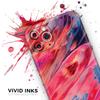 Blurred Abstract Flow V14 - DesignSkinz Protective Vinyl Decal Wrap Skin Cover Compatible with The Apple iPhone X (Full-Body, Screen Trim & Back Glass Skin) view 3