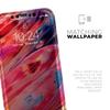 Blurred Abstract Flow V14 - DesignSkinz Protective Vinyl Decal Wrap Skin Cover Compatible with The Apple iPhone X (Full-Body, Screen Trim & Back Glass Skin) view 4