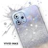 Light Blue and Tan Unfocused Orbs of Light - DesignSkinz Protective Vinyl Decal Wrap Skin Cover Compatible with The Apple iPhone Xs Max (Full-Body, Screen Trim & Back Glass Skin) view 3