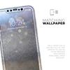 Light Blue and Tan Unfocused Orbs of Light - DesignSkinz Protective Vinyl Decal Wrap Skin Cover Compatible with The Apple iPhone Xs Max (Full-Body, Screen Trim & Back Glass Skin) view 4
