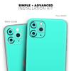 Solid Mint V2 - DesignSkinz Protective Vinyl Decal Wrap Skin Cover Compatible with The Apple iPhone 11 (Full-Body, Screen Trim & Back Glass Skin) view 2