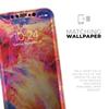 Liquid Abstract Paint Remix V69 - DesignSkinz Protective Vinyl Decal Wrap Skin Cover Compatible with The Apple iPhone 11 (Full-Body, Screen Trim & Back Glass Skin) view 4