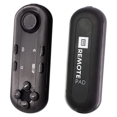 TELEPROMPTER PAD Bluetooth Remote Control for Teleprompter, Includes Teleprompter APP for Apple, Android Windows & Mac, Wireless Controller for Beam Splitter Prompter, Live Events & Content Creation