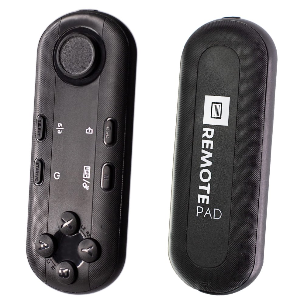 TELEPROMPTER PAD Bluetooth Remote Control for Teleprompter, Includes Teleprompter APP for Apple, Android Windows & Mac, Wireless Controller for Beam Splitter Prompter, Live Events & Content Creation