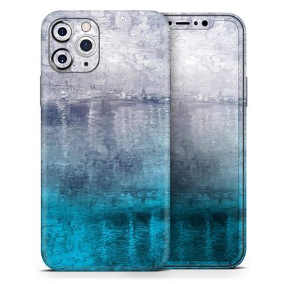 Abstract Oil Painting - DesignSkinz Protective Vinyl Decal Wrap Skin Cover Compatible with The Apple iPhone SE (2020) (Full-Body, Screen Trim & Back Glass Skin)
