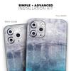 Abstract Oil Painting - DesignSkinz Protective Vinyl Decal Wrap Skin Cover Compatible with The Apple iPhone SE (2020) (Full-Body, Screen Trim & Back Glass Skin) view 2
