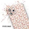 Karamfila Watercolo Poppies V19 - DesignSkinz Protective Vinyl Decal Wrap Skin Cover Compatible with The Apple iPhone SE (2020) (Full-Body, Screen Trim & Back Glass Skin) view 3