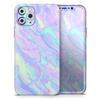 Iridescent Dahlia v1 - DesignSkinz Protective Vinyl Decal Wrap Skin Cover Compatible with The Apple iPhone 11 (Full-Body, Screen Trim & Back Glass Skin) view 1
