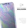 Iridescent Dahlia v1 - DesignSkinz Protective Vinyl Decal Wrap Skin Cover Compatible with The Apple iPhone 11 (Full-Body, Screen Trim & Back Glass Skin) view 4