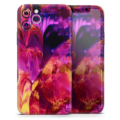 Blurred Abstract Flow V28 - DesignSkinz Protective Vinyl Decal Wrap Skin Cover Compatible with The Apple iPhone 11 Pro (Full-Body, Screen Trim & Back Glass Skin)