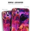 Blurred Abstract Flow V28 - DesignSkinz Protective Vinyl Decal Wrap Skin Cover Compatible with The Apple iPhone 11 Pro (Full-Body, Screen Trim & Back Glass Skin) view 2