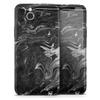 Black & Silver Marble Swirl V8 - DesignSkinz Protective Vinyl Decal Wrap Skin Cover Compatible with The Apple iPhone XR (Full-Body, Screen Trim & Back Glass Skin) view 1