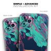 Liquid Abstract Paint Remix V31 - DesignSkinz Protective Vinyl Decal Wrap Skin Cover Compatible with The Apple iPhone 11 (Full-Body, Screen Trim & Back Glass Skin) view 2