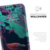 Liquid Abstract Paint Remix V31 - DesignSkinz Protective Vinyl Decal Wrap Skin Cover Compatible with The Apple iPhone 11 (Full-Body, Screen Trim & Back Glass Skin) view 4