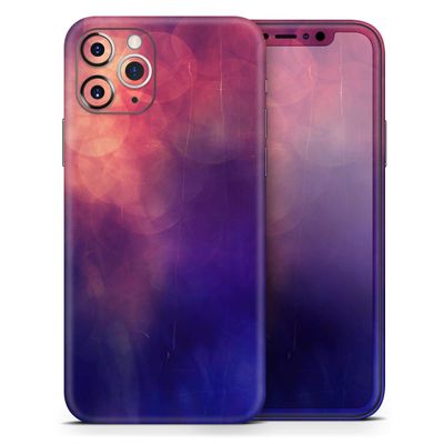 Abstract Fire & Ice V17 - DesignSkinz Protective Vinyl Decal Wrap Skin Cover Compatible with The Apple iPhone Xs Max (Full-Body, Screen Trim & Back Glass Skin)