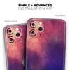Abstract Fire & Ice V17 - DesignSkinz Protective Vinyl Decal Wrap Skin Cover Compatible with The Apple iPhone Xs Max (Full-Body, Screen Trim & Back Glass Skin) view 2