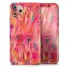 Liquid Abstract Paint Remix V61 - DesignSkinz Protective Vinyl Decal Wrap Skin Cover Compatible with The Apple iPhone Xs (Full-Body, Screen Trim & Back Glass Skin) view 1