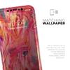 Liquid Abstract Paint Remix V61 - DesignSkinz Protective Vinyl Decal Wrap Skin Cover Compatible with The Apple iPhone Xs (Full-Body, Screen Trim & Back Glass Skin) view 4