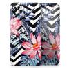 Vivid Tropical Chevron Floral v1 - DesignSkinz Protective Vinyl Decal Wrap Skin Cover Compatible with the Apple iPhone 11 (Full-Body, Screen Trim & Back Glass Skin) view 1