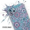 Pink & Blue Flowered Pattern - DesignSkinz Protective Vinyl Decal Wrap Skin Cover Compatible with The Apple iPhone Xs Max (Full-Body, Screen Trim & Back Glass Skin) view 3