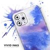 Blue and Pink Watercolor Spill - DesignSkinz Protective Vinyl Decal Wrap Skin Cover Compatible with the Apple iPhone 11 (Full-Body, Screen Trim & Back Glass Skin) view 3