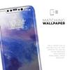 Blue and Pink Watercolor Spill - DesignSkinz Protective Vinyl Decal Wrap Skin Cover Compatible with the Apple iPhone 11 (Full-Body, Screen Trim & Back Glass Skin) view 4