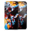 Liquid Abstract Paint V34 - DesignSkinz Protective Vinyl Decal Wrap Skin Cover Compatible with The Apple iPhone X (Full-Body, Screen Trim & Back Glass Skin) view 1