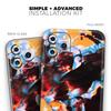 Liquid Abstract Paint V34 - DesignSkinz Protective Vinyl Decal Wrap Skin Cover Compatible with The Apple iPhone X (Full-Body, Screen Trim & Back Glass Skin) view 2