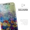 Abstract Flower Meadow v2 - DesignSkinz Protective Vinyl Decal Wrap Skin Cover Compatible with The Apple iPhone XR (Full-Body, Screen Trim & Back Glass Skin) view 4