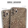 Brown Vector Leopard Print - DesignSkinz Protective Vinyl Decal Wrap Skin Cover Compatible with The Apple iPhone 11 (Full-Body, Screen Trim & Back Glass Skin) view 2