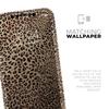Brown Vector Leopard Print - DesignSkinz Protective Vinyl Decal Wrap Skin Cover Compatible with The Apple iPhone 11 (Full-Body, Screen Trim & Back Glass Skin) view 4