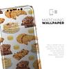 Yummy Galore Bakery Treats v5 - DesignSkinz Protective Vinyl Decal Wrap Skin Cover Compatible with the Apple iPhone SE (2020) (Full-Body, Screen Trim & Back Glass Skin) view 4