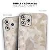Desert Camouflage V2 - DesignSkinz Protective Vinyl Decal Wrap Skin Cover Compatible with The Apple iPhone Xs Max (Full-Body, Screen Trim & Back Glass Skin) view 2