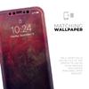 Abstract Fire & Ice V11 - DesignSkinz Protective Vinyl Decal Wrap Skin Cover Compatible with the Apple iPhone Xs (Full-Body, Screen Trim & Back Glass Skin) view 4