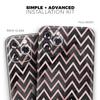 Karamfila Marble & Rose Gold Chevron v10 - DesignSkinz Protective Vinyl Decal Wrap Skin Cover Compatible with The Apple iPhone 11 Pro (Full-Body, Screen Trim & Back Glass Skin) view 2