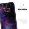 Glowing Deep Space - DesignSkinz Protective Vinyl Decal Wrap Skin Cover Compatible with The Apple iPhone XR (Full-Body, Screen Trim & Back Glass Skin) view 4