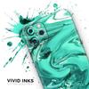Bright Trendy Green Color Swirled - DesignSkinz Protective Vinyl Decal Wrap Skin Cover Compatible with The Apple iPhone SE (2020) (Full-Body, Screen Trim & Back Glass Skin) view 3