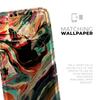 Blurred Abstract Flow V60 - DesignSkinz Protective Vinyl Decal Wrap Skin Cover Compatible with The Apple iPhone Xs Max (Full-Body, Screen Trim & Back Glass Skin) view 4