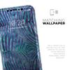 Blue and Purple Watercolor Zebra Pattern - DesignSkinz Protective Vinyl Decal Wrap Skin Cover Compatible with the Apple iPhone SE (2020) (Full-Body, Screen Trim & Back Glass Skin) view 4