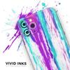 Running Purple and Teal Watercolor Paint - DesignSkinz Protective Vinyl Decal Wrap Skin Cover Compatible with the Apple iPhone Xs Max (Full-Body, Screen Trim & Back Glass Skin) view 3