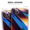 Blurred Abstract Flow V19 - DesignSkinz Protective Vinyl Decal Wrap Skin Cover Compatible with The Apple iPhone Xs Max (Full-Body, Screen Trim & Back Glass Skin) view 2