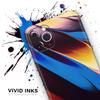 Blurred Abstract Flow V19 - DesignSkinz Protective Vinyl Decal Wrap Skin Cover Compatible with The Apple iPhone Xs Max (Full-Body, Screen Trim & Back Glass Skin) view 3