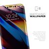 Blurred Abstract Flow V19 - DesignSkinz Protective Vinyl Decal Wrap Skin Cover Compatible with The Apple iPhone Xs Max (Full-Body, Screen Trim & Back Glass Skin) view 4