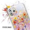 Drizzle Watercolor Flowers V1 - DesignSkinz Protective Vinyl Decal Wrap Skin Cover Compatible with The Apple iPhone 11 Pro (Full-Body, Screen Trim & Back Glass Skin) view 3