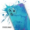 Marbleized Ocean Blue - DesignSkinz Protective Vinyl Decal Wrap Skin Cover Compatible with The Apple iPhone XR (Full-Body, Screen Trim & Back Glass Skin) view 3