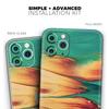 Liquid Abstract Paint Remix V20 - DesignSkinz Protective Vinyl Decal Wrap Skin Cover Compatible with the Apple iPhone Xs Max (Full-Body, Screen Trim & Back Glass Skin) view 2
